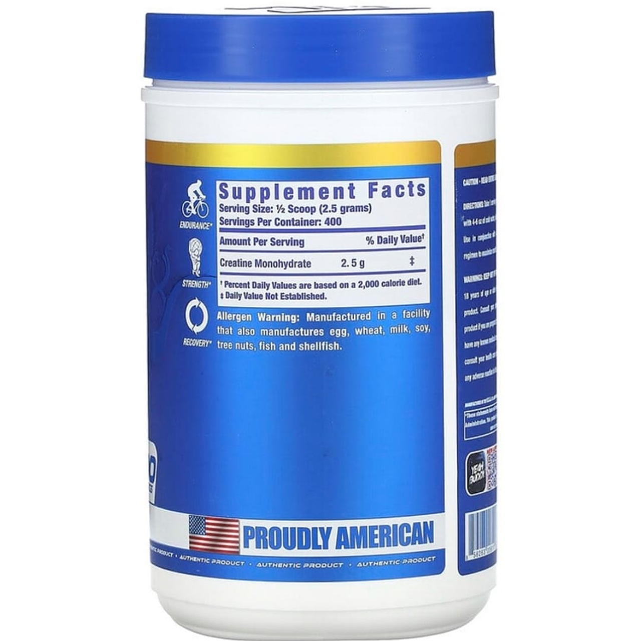 CREATINA RONNIE COLEMAN XS 1KG - 400 SERVICIOS