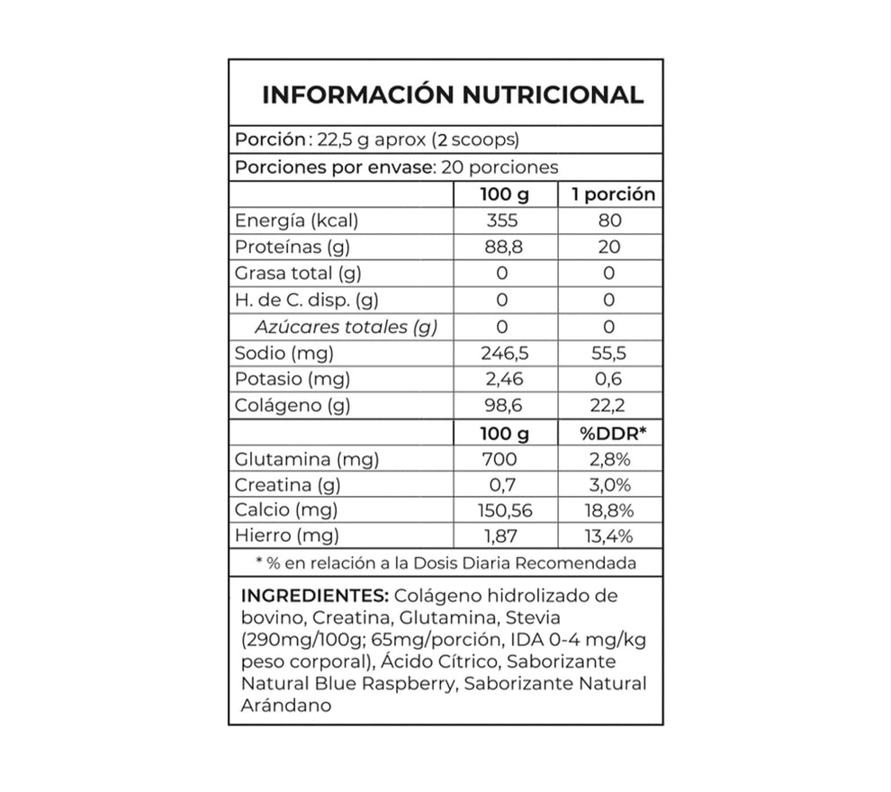 PROTEIN COLLAGEN MORA ARANDANO 450G - PROCOLLAGEN