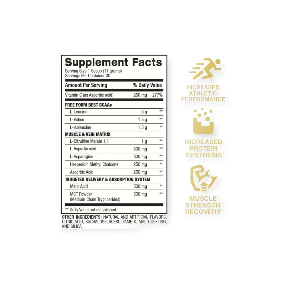 BETTER BEST BCAA 30 SV 33OGR + SHAKER