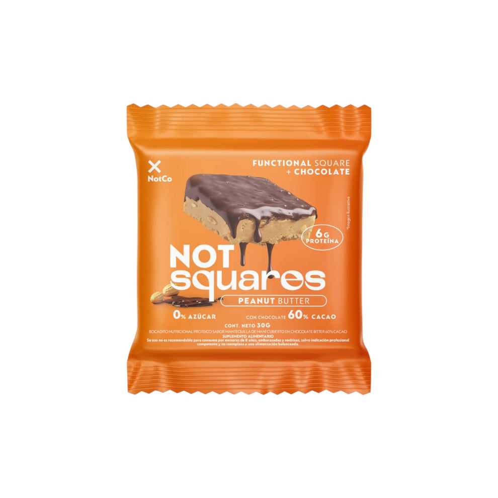 BARRAS DE PROTEINA NOT SQUARES 5 UNIDADES - NOTCO