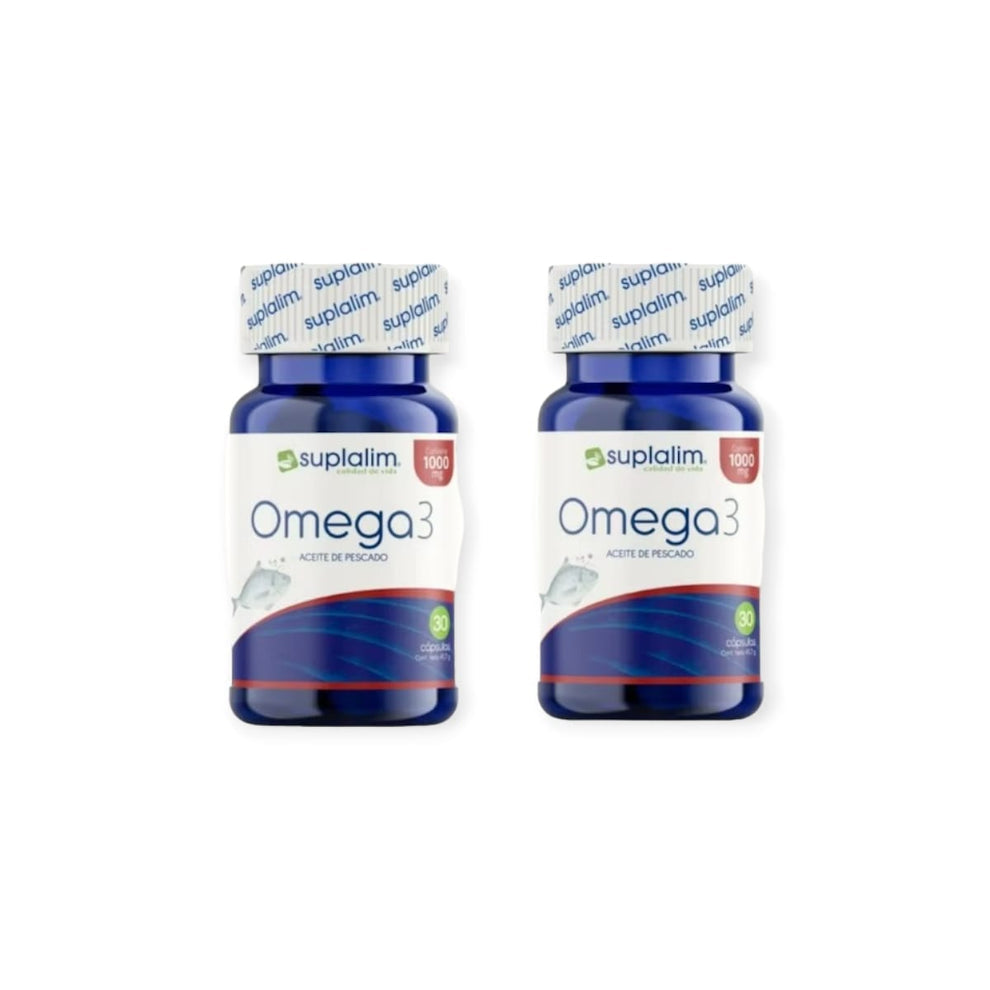 2 FRASCOS OMEGA 3 30 CAPSULAS C/U - SUPLALIM