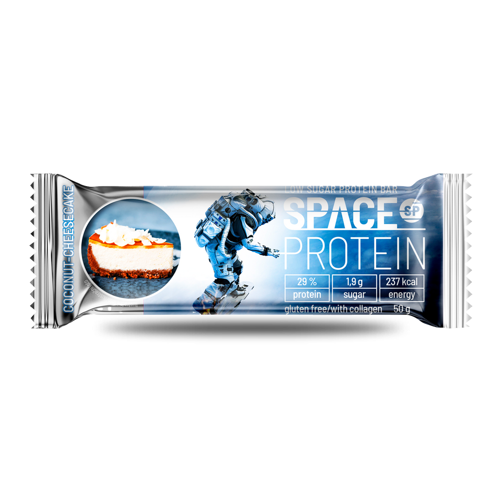 BOX DE 24 BARRAS DE PROTEINA 50G - SPACE PROTEIN