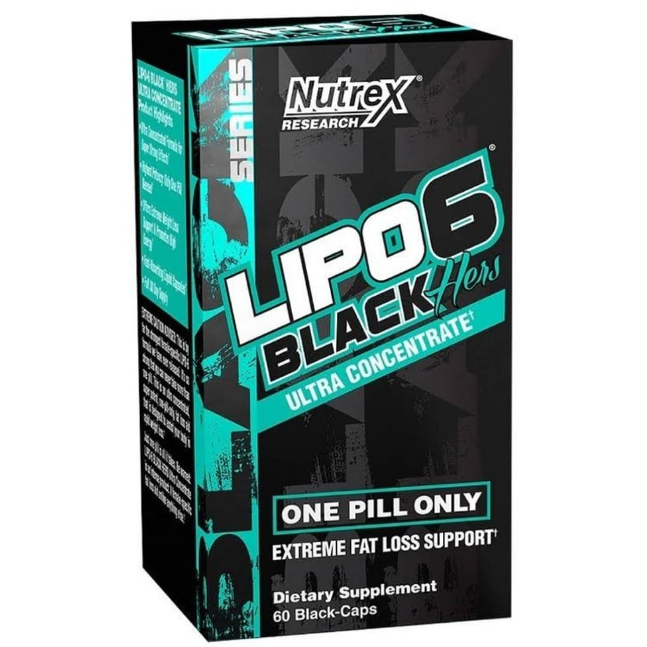 Lipo 6 black Hers 60 Cápsulas Nutrex - Alphasuplestore