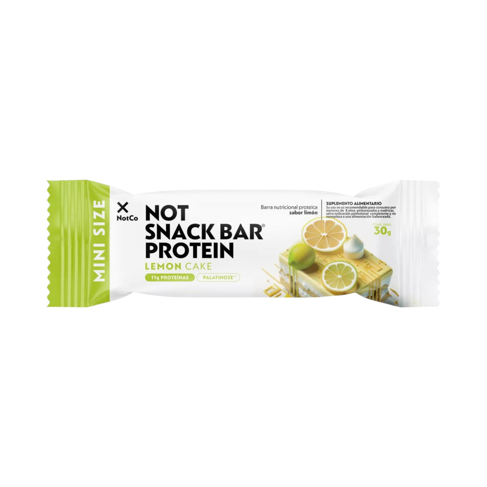 BARRAS DE PROTEINA NOTSNACK BAR LEMON CAKE 600GR 20 UNIDADES- NOTCO
