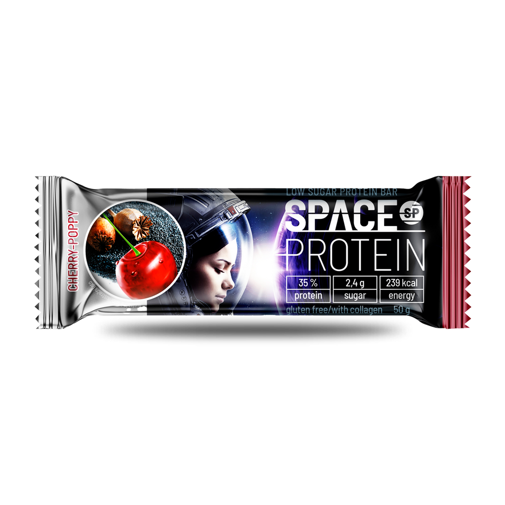 BOX DE 24 BARRAS DE PROTEINA 50G - SPACE PROTEIN
