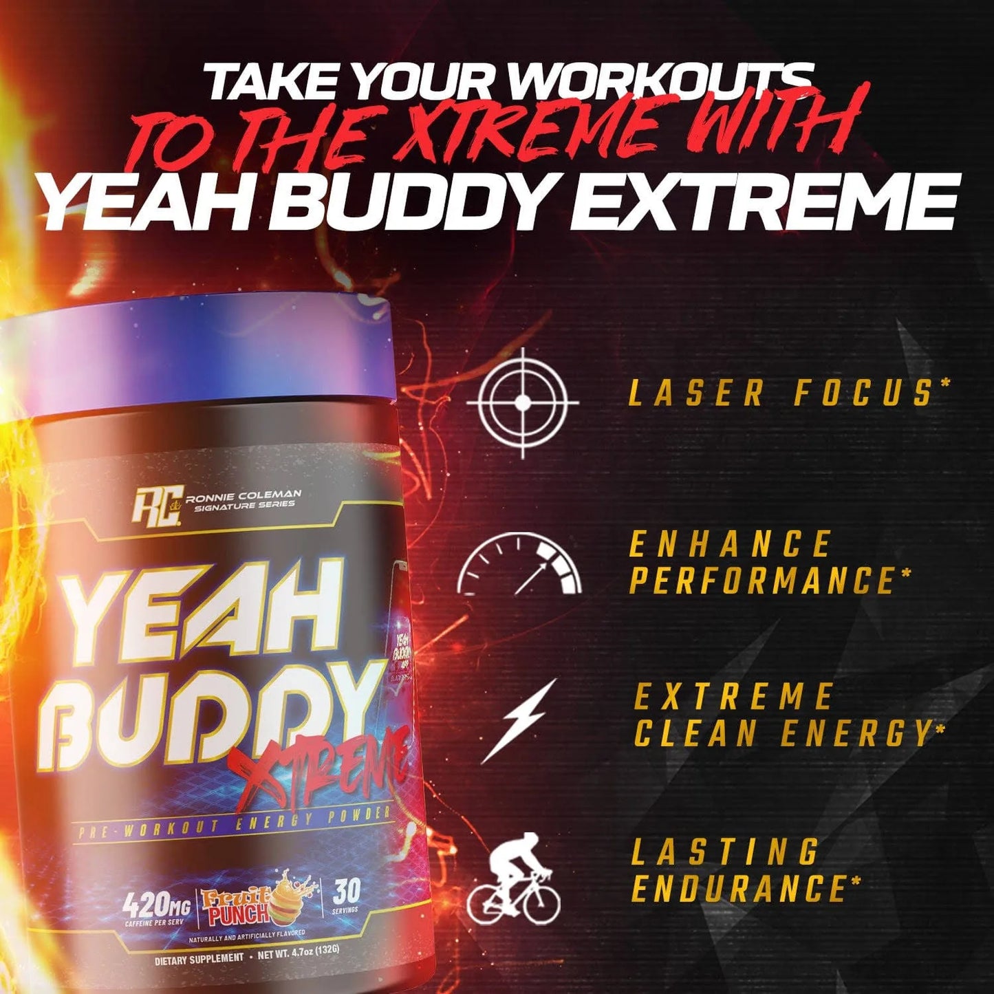 Yeah Buddy Xtreme Pre Entreno Ronnie Coleman