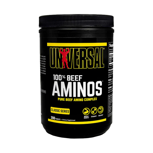 100% Beef Aminos 200 TABLETAS - UNIVERSAL NUTRITION - Alphasuplestore