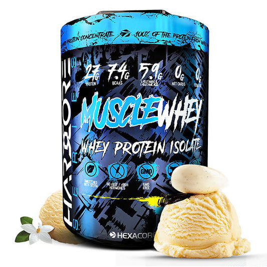 MUSCLE WHEY PROTEIN ISOLATE  4.8LB 64 SERVICIOS - HEXACORE