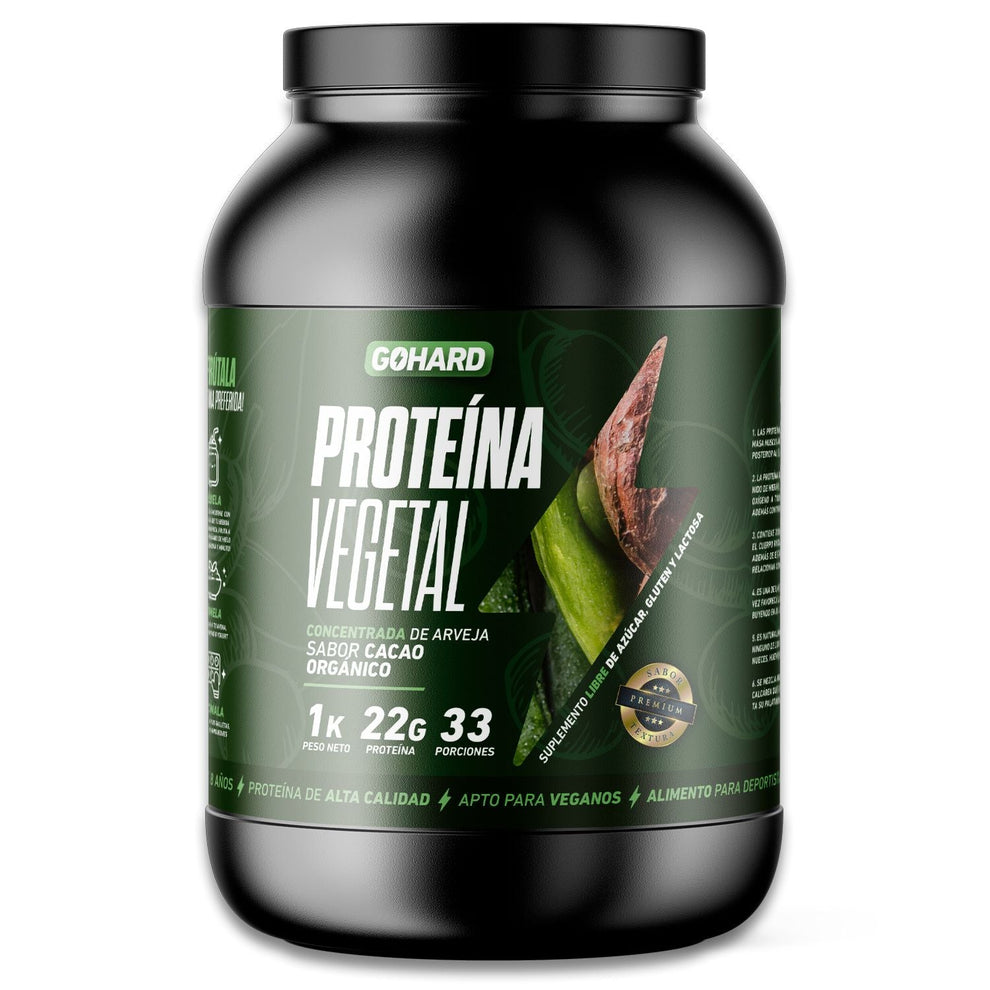 Proteína Vegetal Go Hard 1Kg 33 Servicios - Alphasuplestore