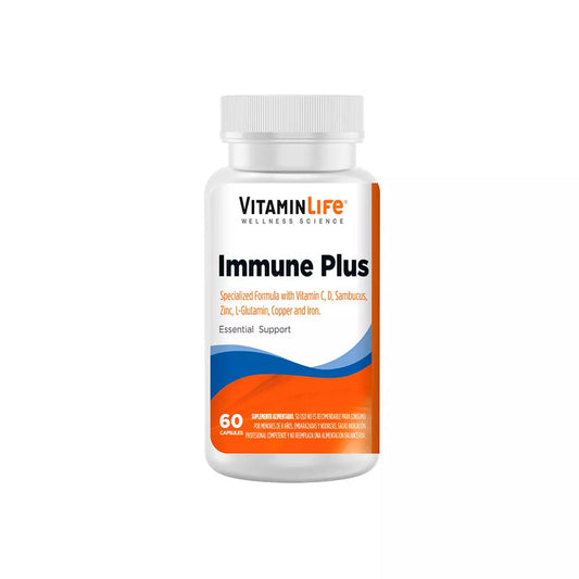 Multivitaminico Immune PLUS 60 Cápsulas - Vitaminelife - Alphasuplestore