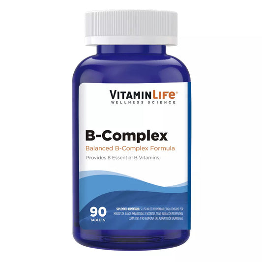 B-Complex 90 Tabletas - VitaminLife - Alphasuplestore