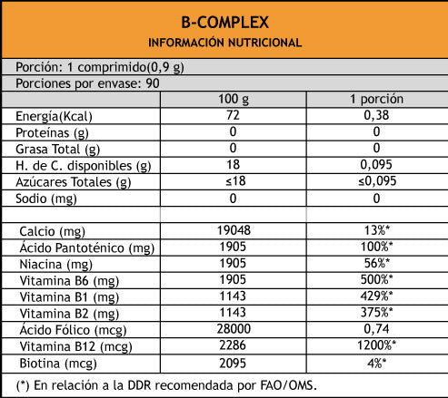 B-Complex 90 Tabletas - VitaminLife - Alphasuplestore