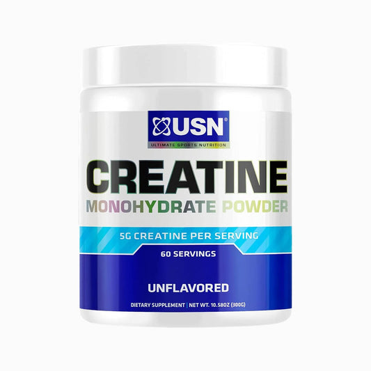 Creatine Monohydrate Powder 300GR - 60 Servicios - USN - Alphasuplestore