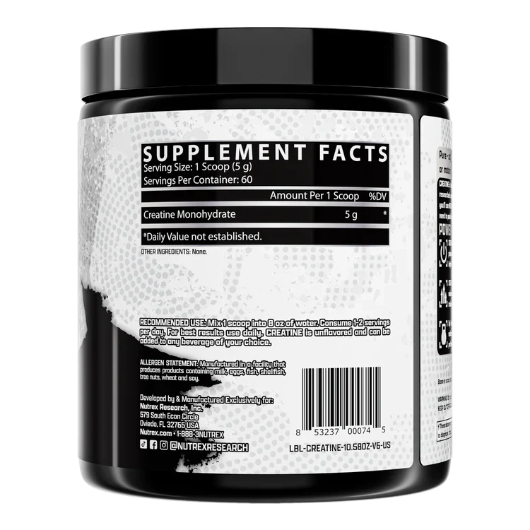 Creatine Drive Nutrex 300 gr 60 Servicios - Alphasuplestore