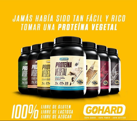 Proteína Vegetal Go Hard 1Kg 33 Servicios - Alphasuplestore
