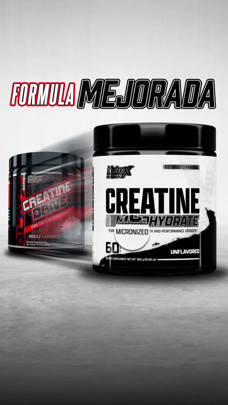 Creatine Drive Nutrex 300 gr 60 Servicios - Alphasuplestore