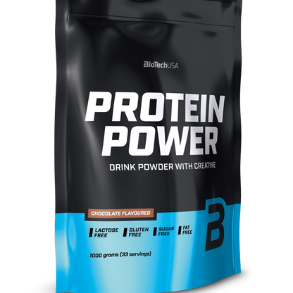 PROTEIN POWER CON CREATINA - BIOTECHUSA - 1 KILO