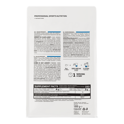 CREATINA MONOHIDRATADA 1KG - OSTROVIT (SIN SABOR)