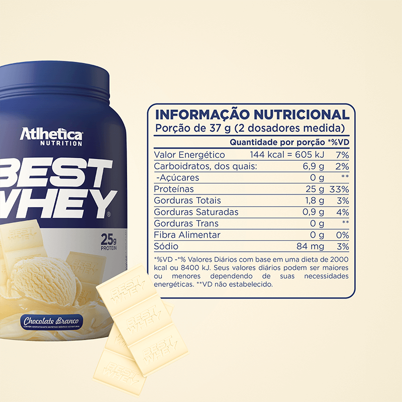 Proteina Best Whey 5LB - Atlhetica Nutrition - Alphasuplestore