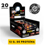 BARRA DE PROTEINA 12 GR - STRIKE ONE BOX 20 UNIDADES - 4 VARIEDADES