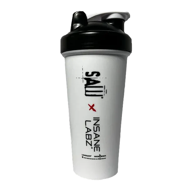 SHAKER SAW - INSANE LABS - 700 ML BLANCO Y NEGRO