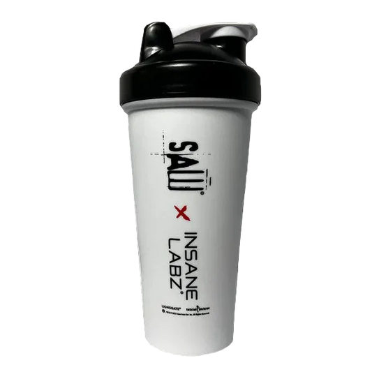 SHAKER SAW - INSANE LABS - 700 ML BLANCO Y NEGRO