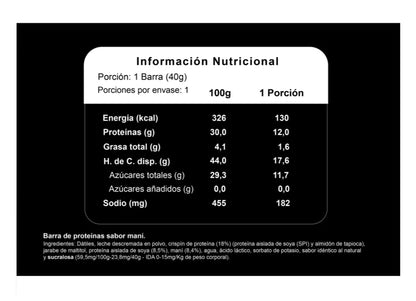 BARRA DE PROTEINA 12 GR - STRIKE ONE BOX 20 UNIDADES - 4 VARIEDADES