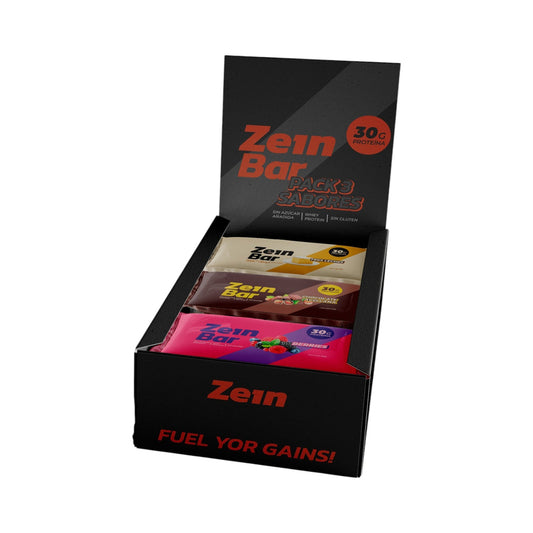 BOX DE 12 BARRAS DE PROTEINA ZEIN BAR 100GR NORMAL O MIXTA - ZEIN