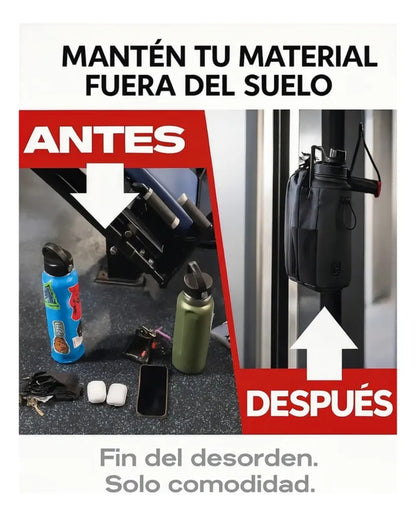 BOLSO MAGNÉTICO PORTA BOTELLA DEPORTIVO MULTIFUNCIONAL
