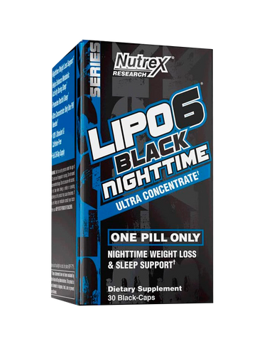 Lipo 6 Black Nighttime - 60 Cápsulas - Nutrex