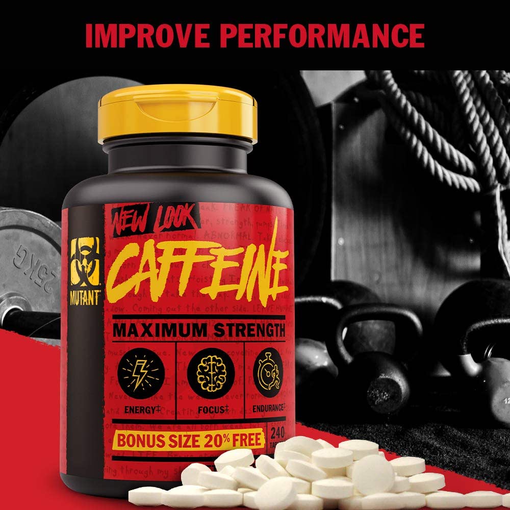 Cafeína Mutant 240 Pastillas 200mg - Alphasuplestore