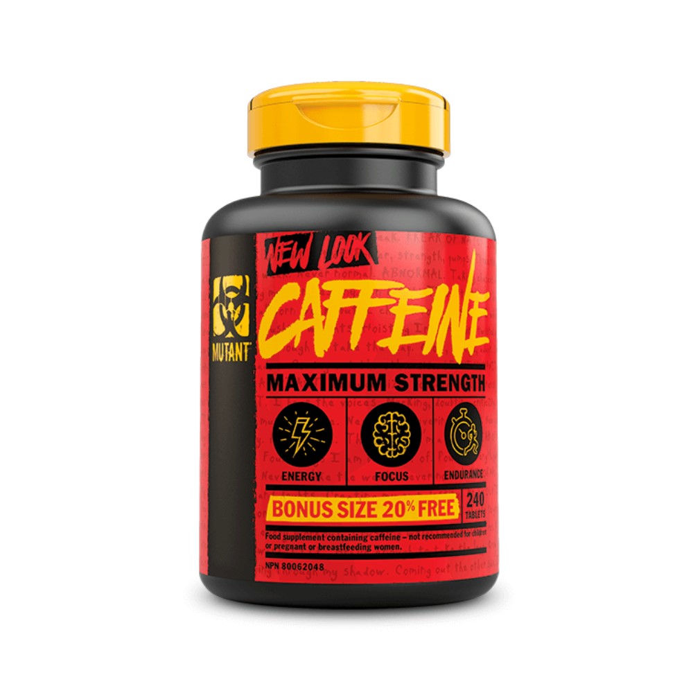 Cafeína Mutant 240 Pastillas 200mg - Alphasuplestore