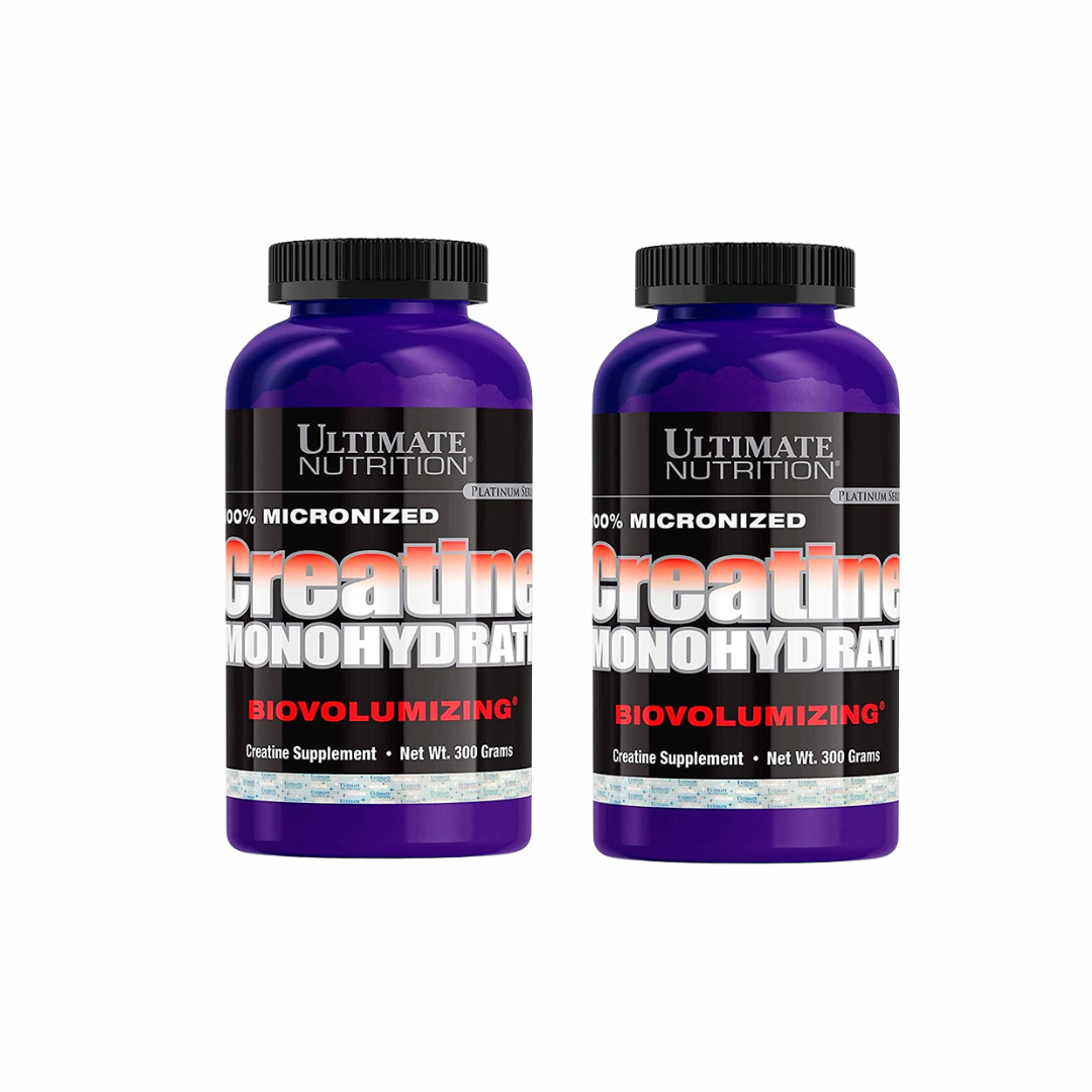 PACK 2 CREATINAS MICRONIZADAS ULTIMATE NUTRITION 300 GR - 120 PORCIONES