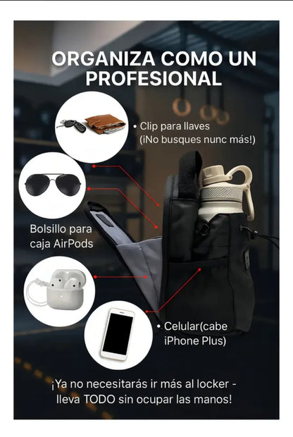 BOLSO MAGNÉTICO PORTA BOTELLA DEPORTIVO MULTIFUNCIONAL