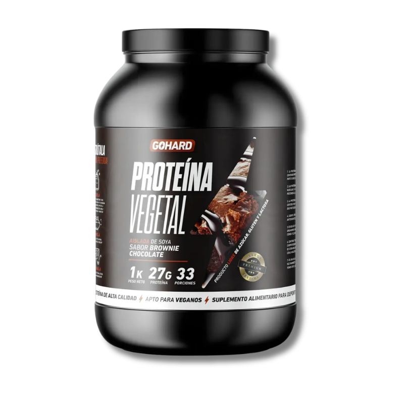PROTEÍNA VEGETAL - GO HARD 1KG 33 SERVICIOS