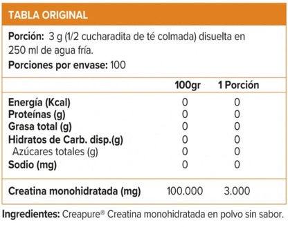 ON CREATINA CREAPURE (300 Gr)