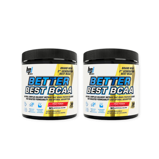 PACK 2 BETTER BEST BCAA 30 SV 330 GR C/U - BPI SPORTS